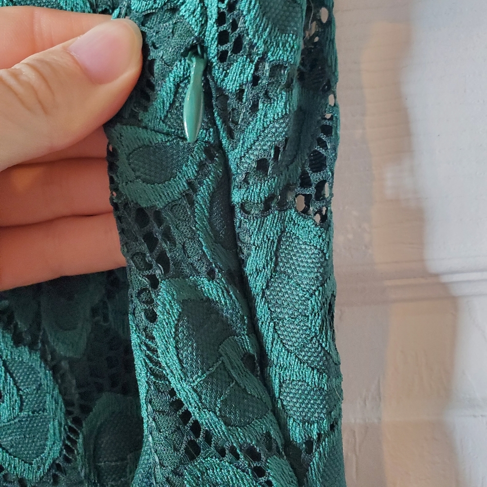 Lace green Missmay dress NWT - Picture 2 of 9